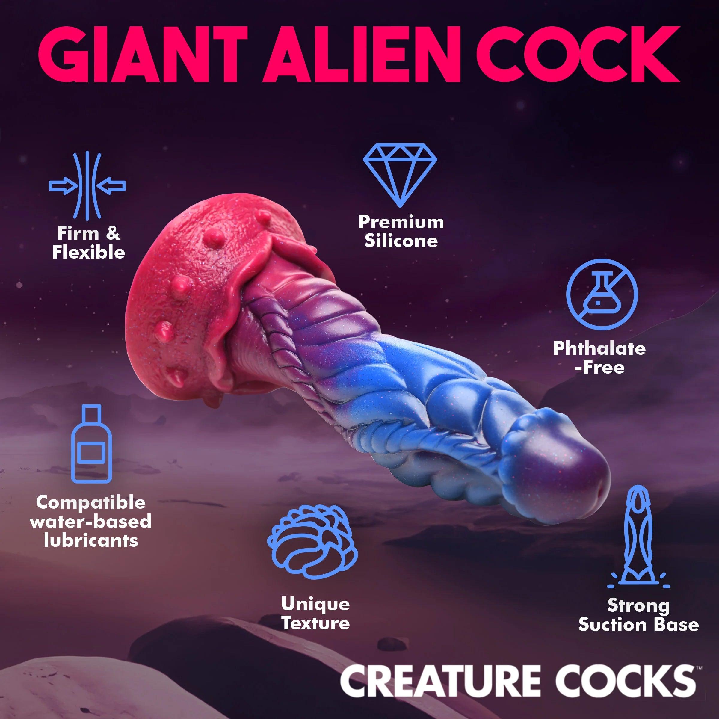 Intruder Alien Silicone Dildo - Buy At Luxury Toy X - Free 3-Day Shipping