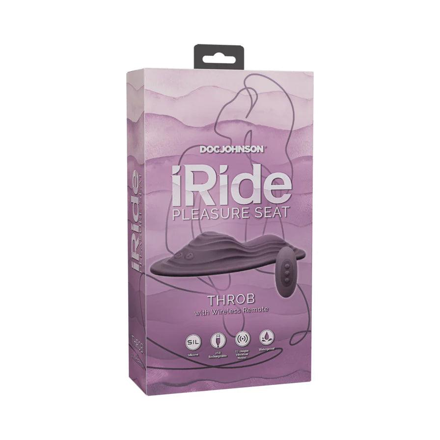 IRide Pleasure Seat Throb Rechargeable Silicone with Remote Control - Buy At Luxury Toy X - Free 3-Day Shipping