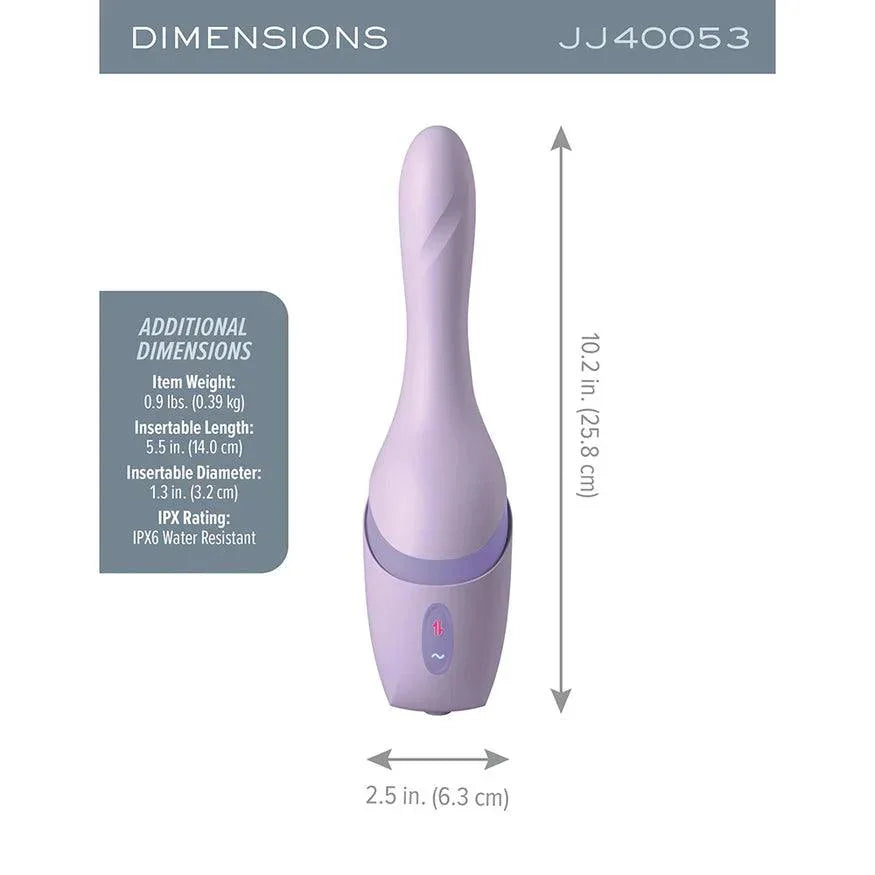 JimmyJane Hello Bang Rechargeable Silicone Thrusting Vibrator - Buy At Luxury Toy X - Free 3-Day Shipping