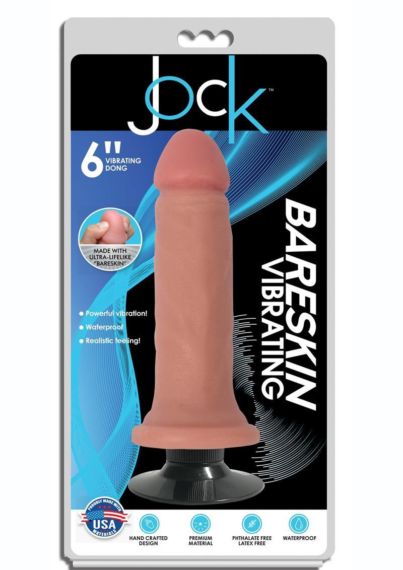 Jock Bareskin Realistic Vibrating Dong 6in - Buy At Luxury Toy X - Free 3-Day Shipping