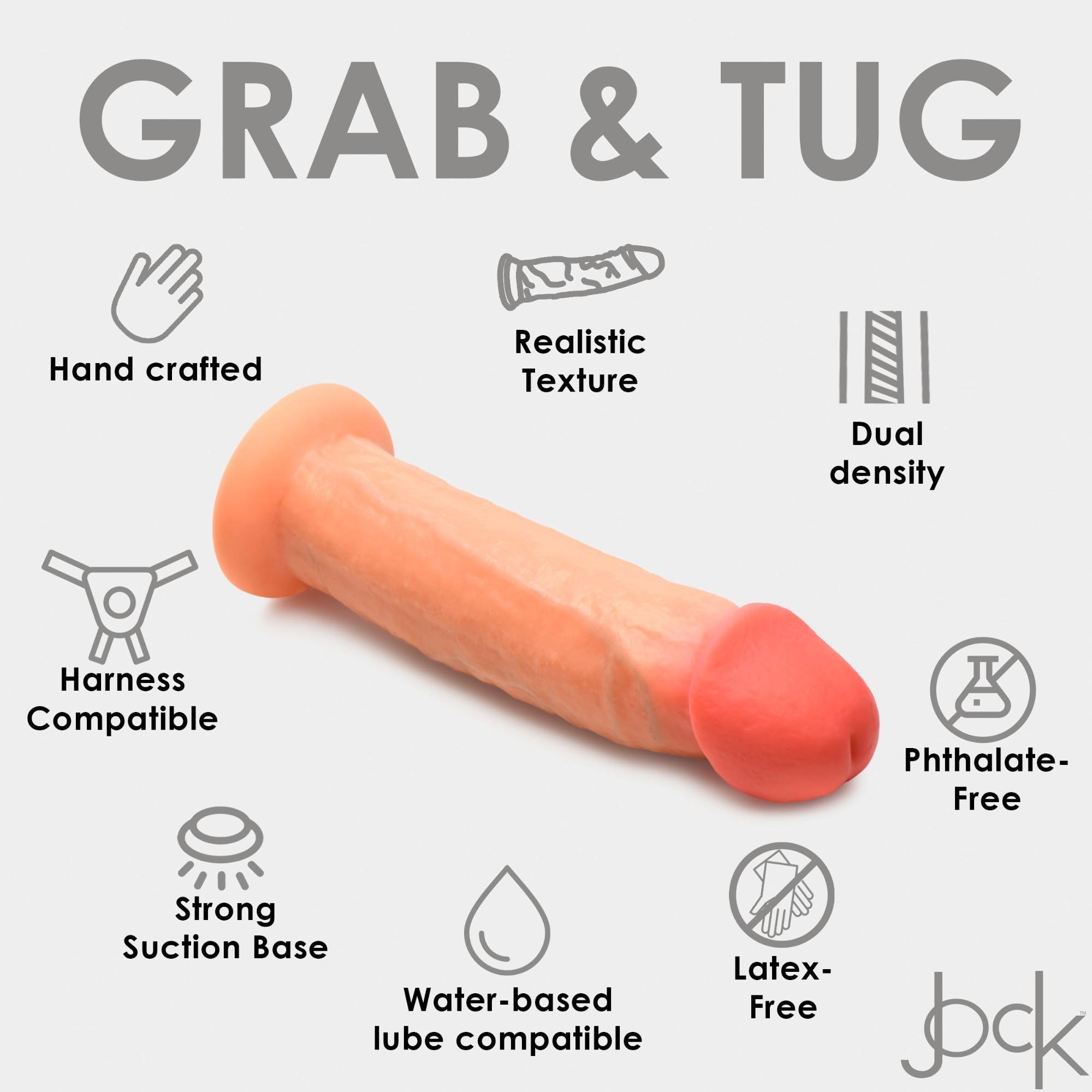 Jock Real Skin Silicone Dildo - Buy At Luxury Toy X - Free 3-Day Shipping