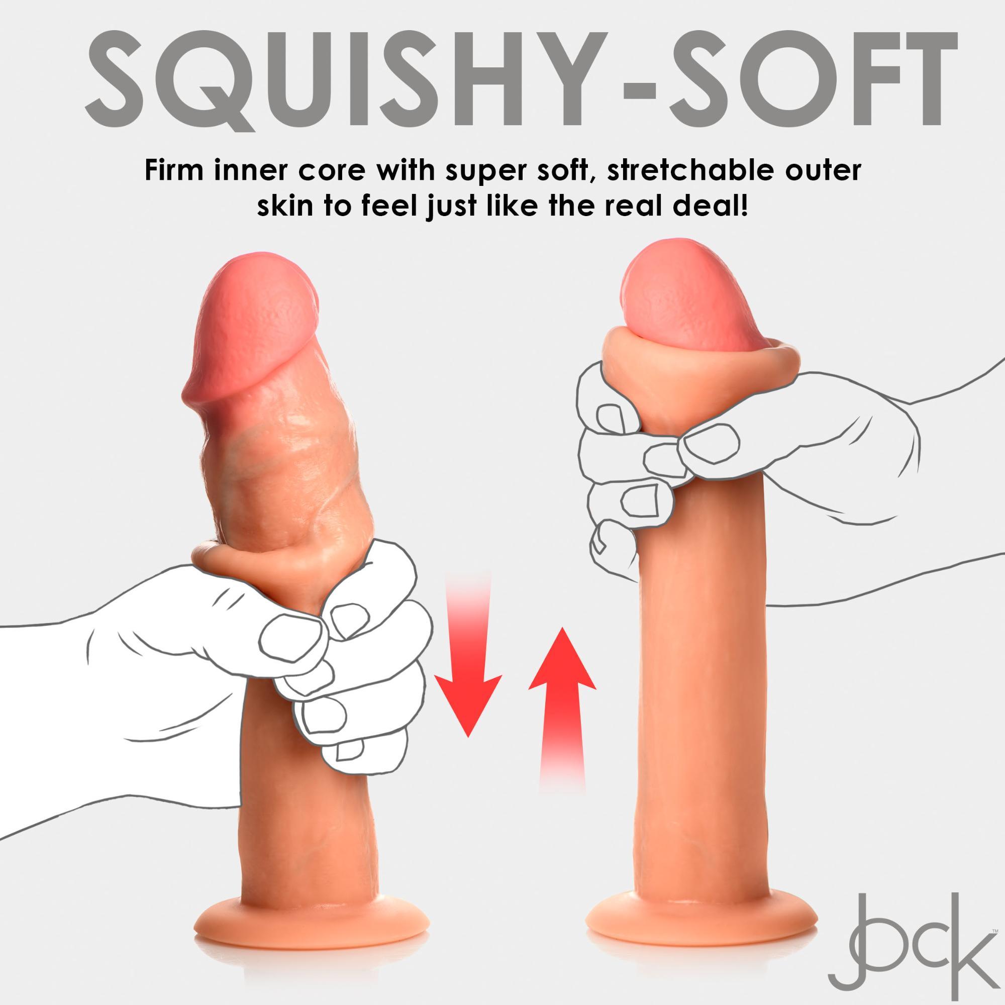 Jock Real Skin Silicone Dildo - Buy At Luxury Toy X - Free 3-Day Shipping