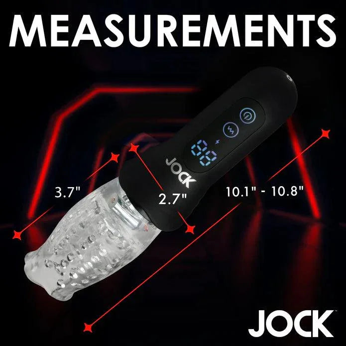 JOCK Spinning Thrusting & Vibrating Masturbator JOCK Spinning Thrusting & Vibrating Masturbator