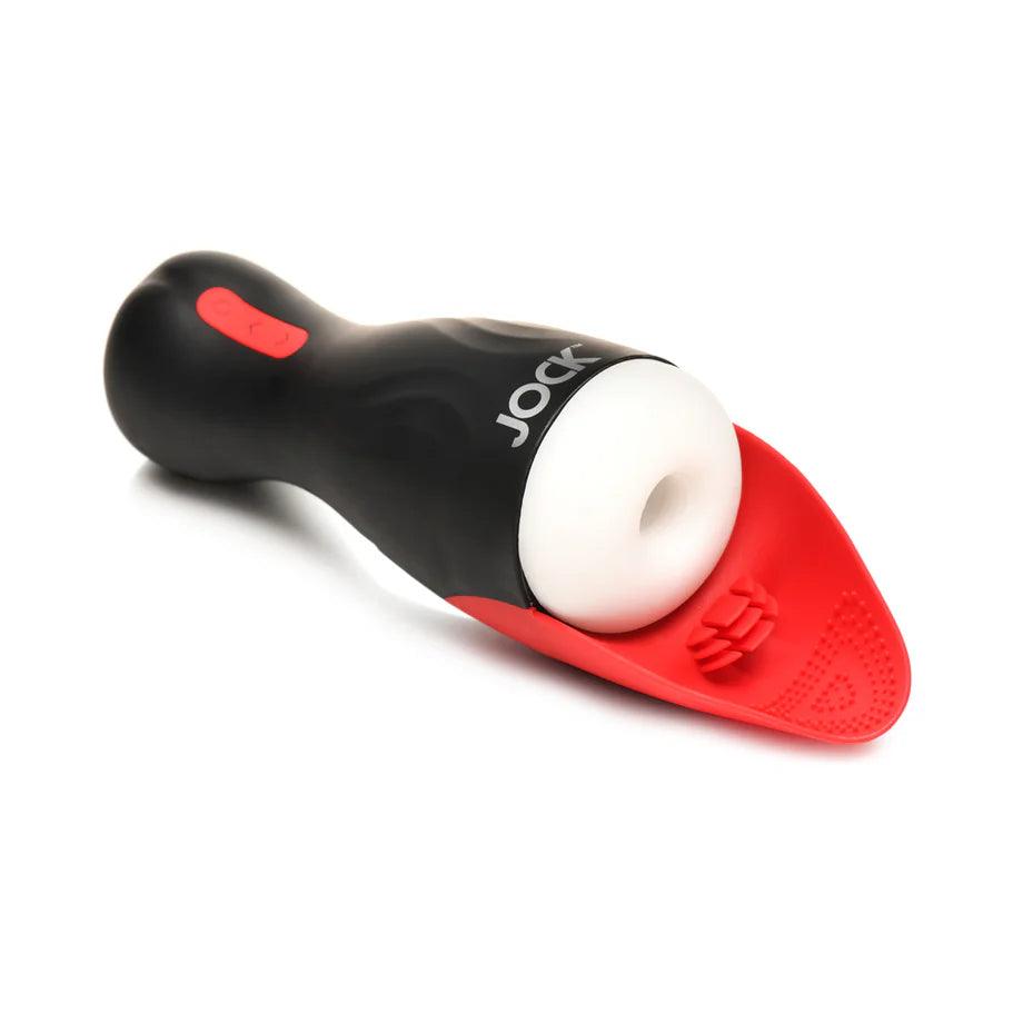 JOCK Sucking & Vibrating Masturbator with Tongue - Buy At Luxury Toy X - Free 3-Day Shipping