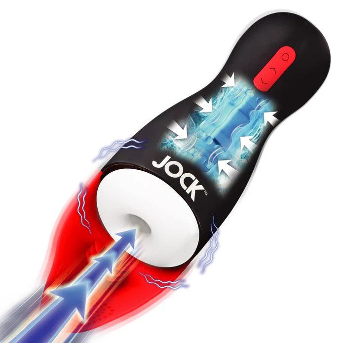 JOCK Sucking & Vibrating Masturbator with Tongue - Buy At Luxury Toy X - Free 3-Day Shipping
