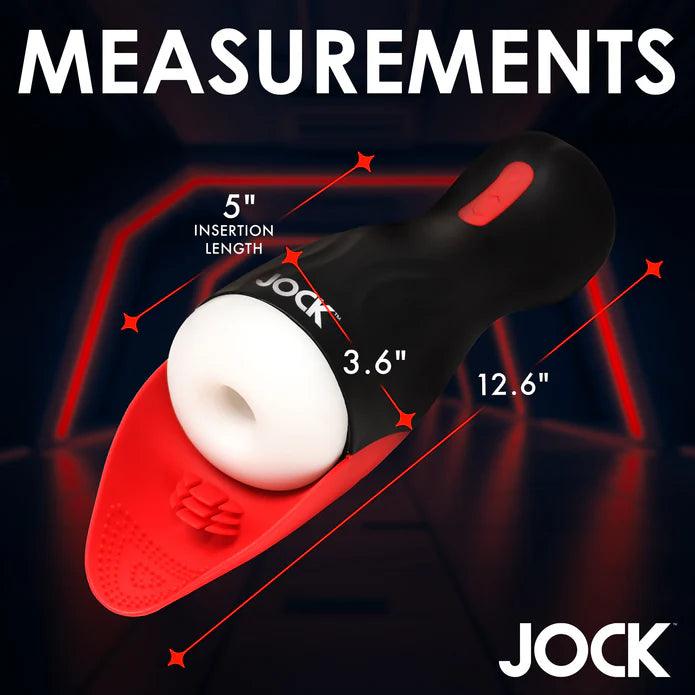JOCK Sucking & Vibrating Masturbator with Tongue - Buy At Luxury Toy X - Free 3-Day Shipping