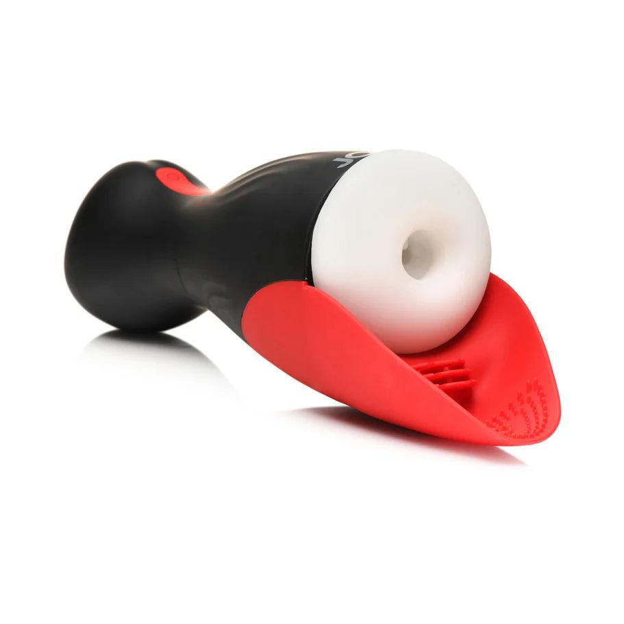 JOCK Sucking & Vibrating Masturbator with Tongue - Buy At Luxury Toy X - Free 3-Day Shipping