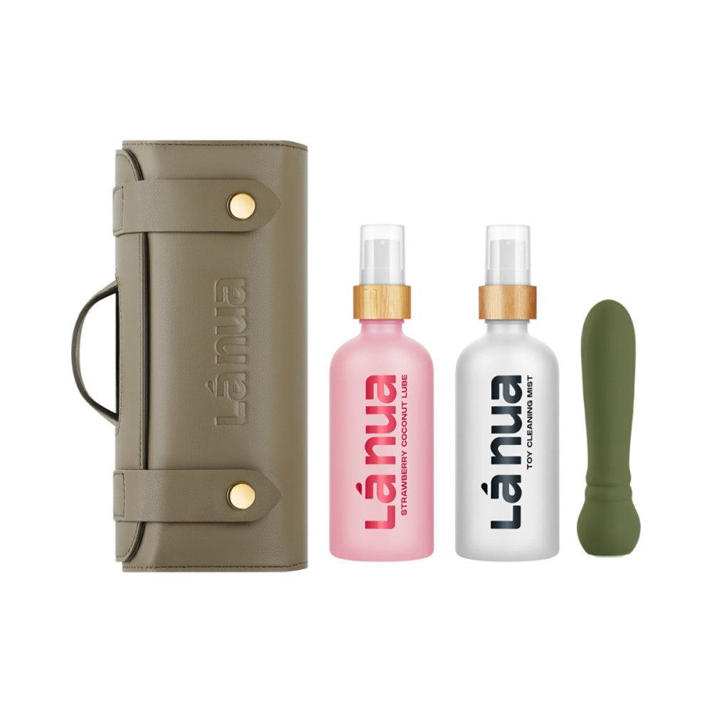 La Nua Gift Bag 2 Ultra Bullet + 100Ml Mist Toy Cleaner + 100Ml Strawberry Coconut Lube - Buy At Luxury Toy X - Free 3-Day Shipping