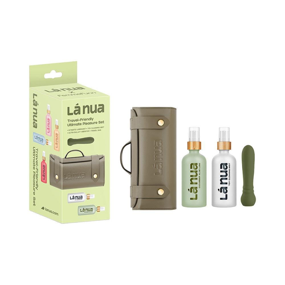 La Nua Gift Bag 5 Ultra Bullet + 100Ml Mist Toy Cleaner + 100Ml Cucumber Aloe Lube - Buy At Luxury Toy X - Free 3-Day Shipping