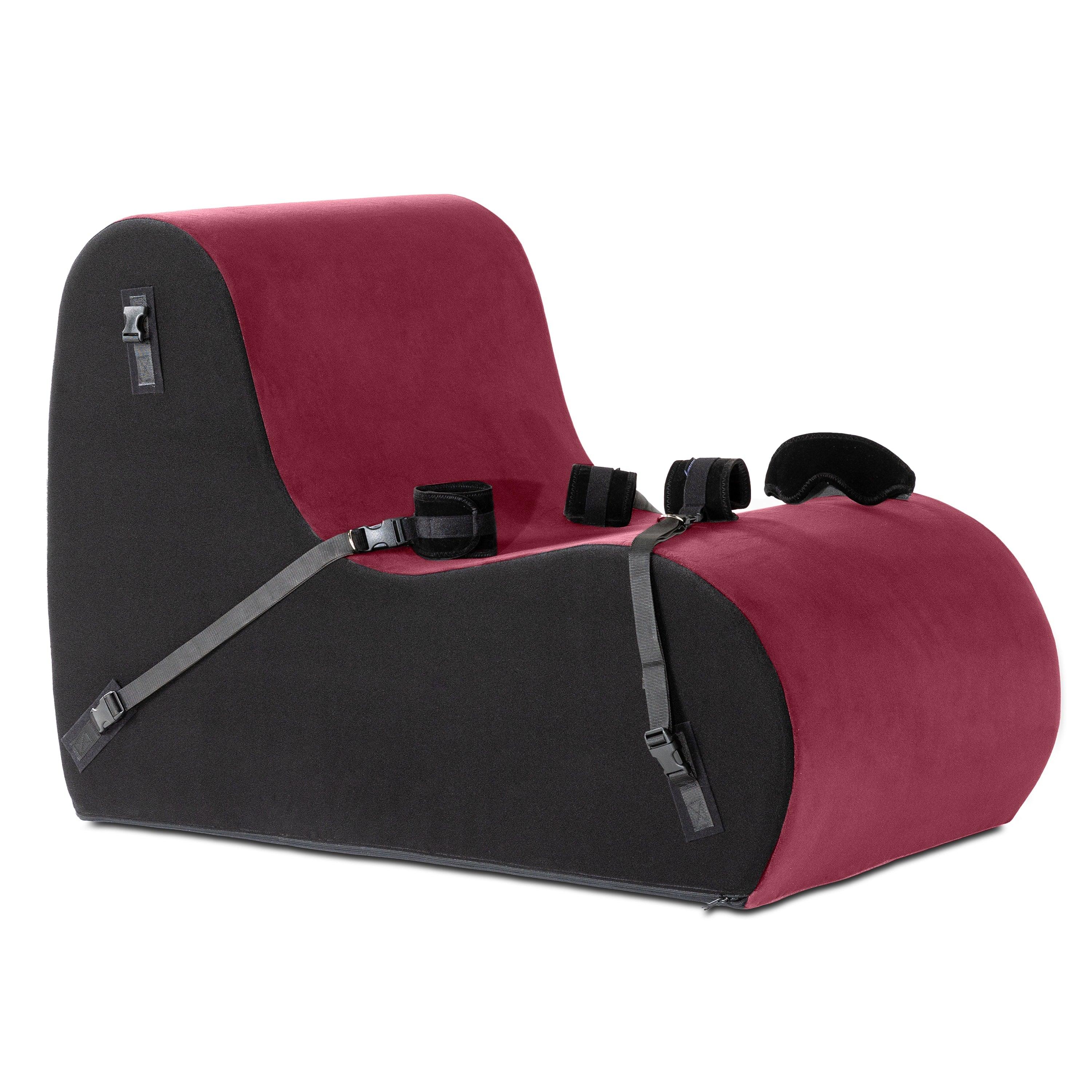 Liberator Beso Chair Valkryie Edition - Velvish/Microloop with Microfiber Cuff Kit - Buy At Luxury Toy X - Free 3-Day Shipping