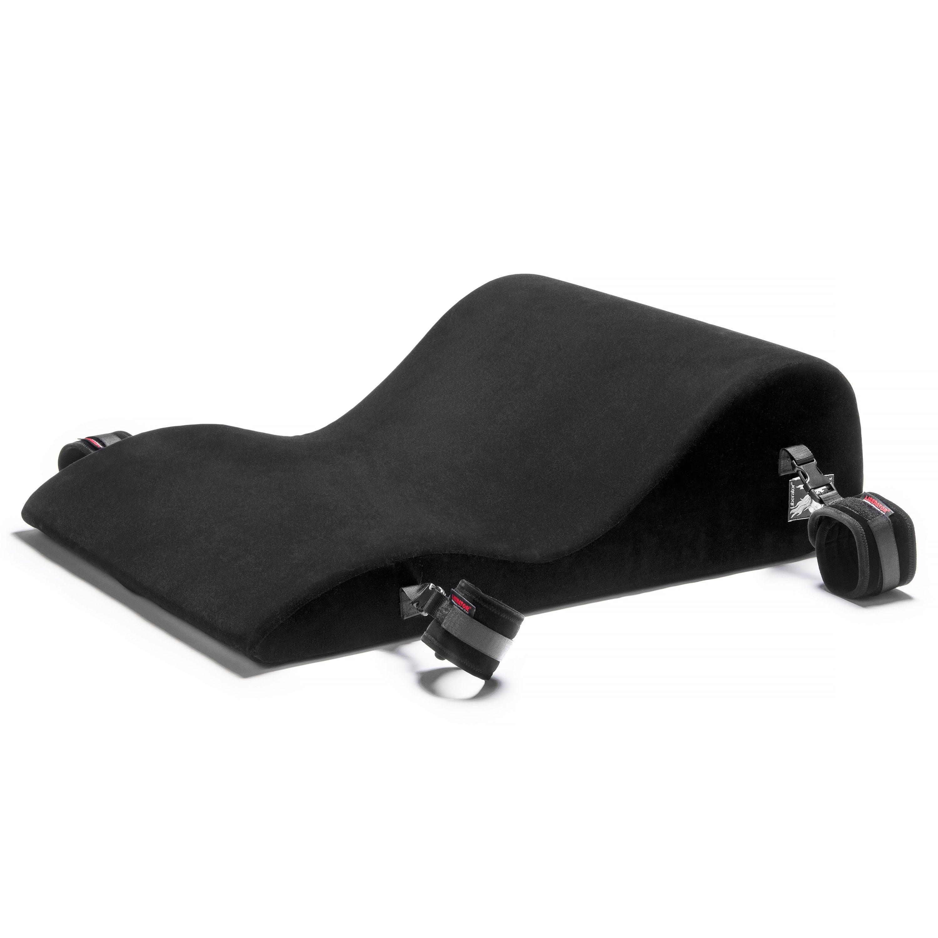 Liberator Black Label Hipster Sex Positioning Pillow with Cuffs - Buy At Luxury Toy X - Free 3-Day Shipping
