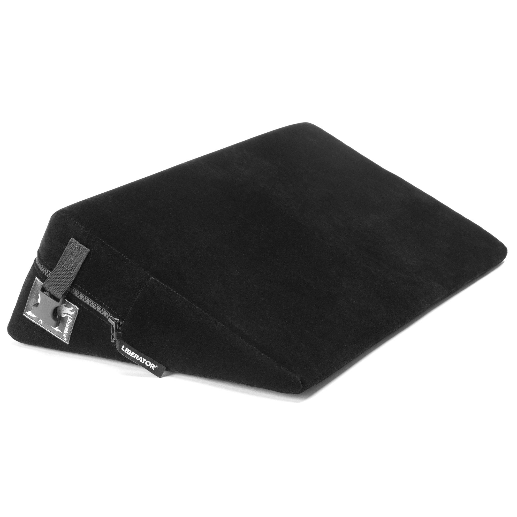 Liberator Black Label Wedge Sex Positioning Pillow with Cuffs, 24 inch - Buy At Luxury Toy X - Free 3-Day Shipping