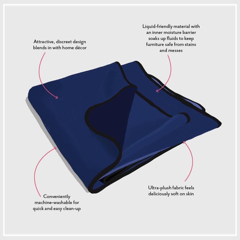 Liberator Fascinator Throw - Moisture-Proof Sensual Blanket - Buy At Luxury Toy X - Free 3-Day Shipping