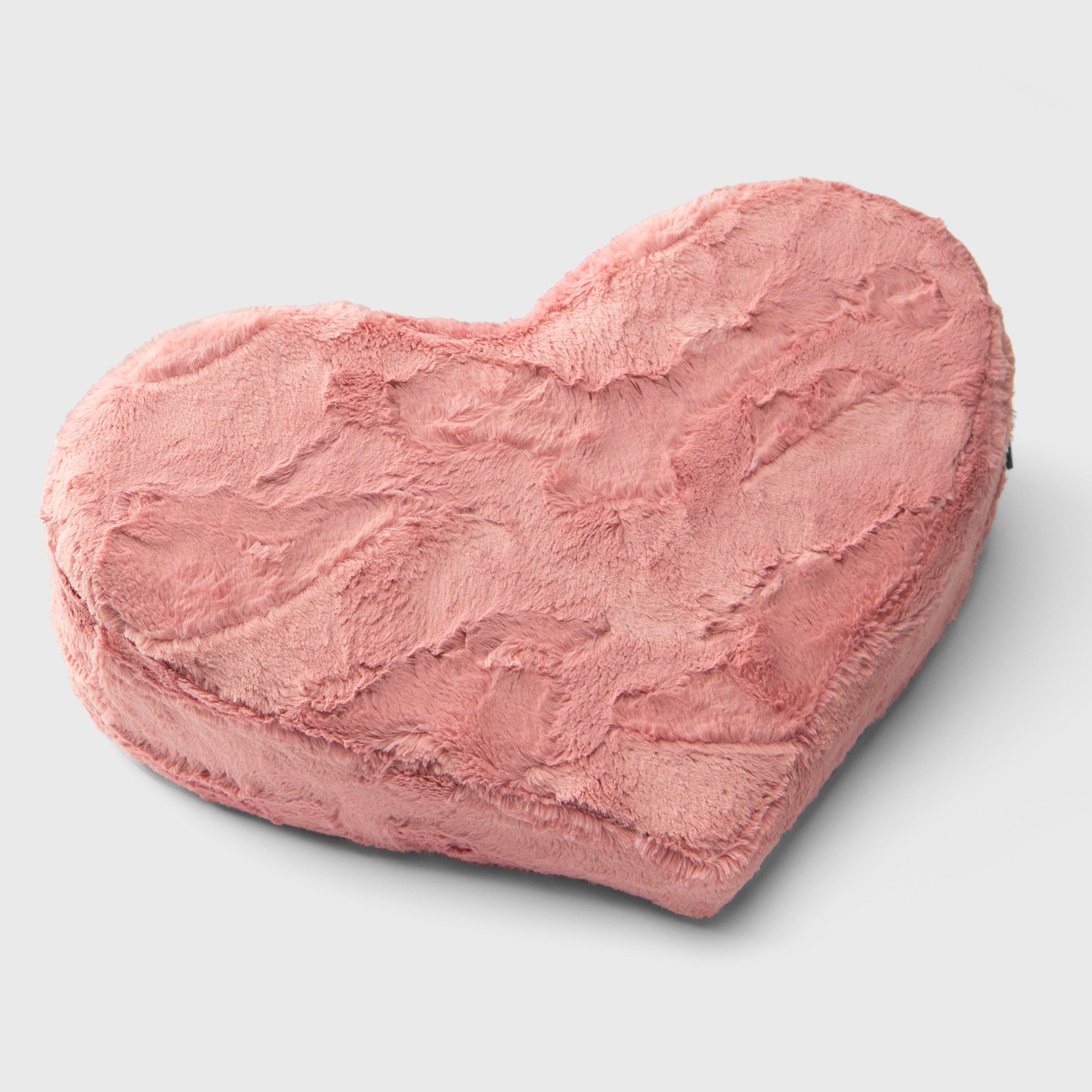 Liberator Heart Wedge Sensual Positioning Pillow - Faux Fur - Buy At Luxury Toy X - Free 3-Day Shipping