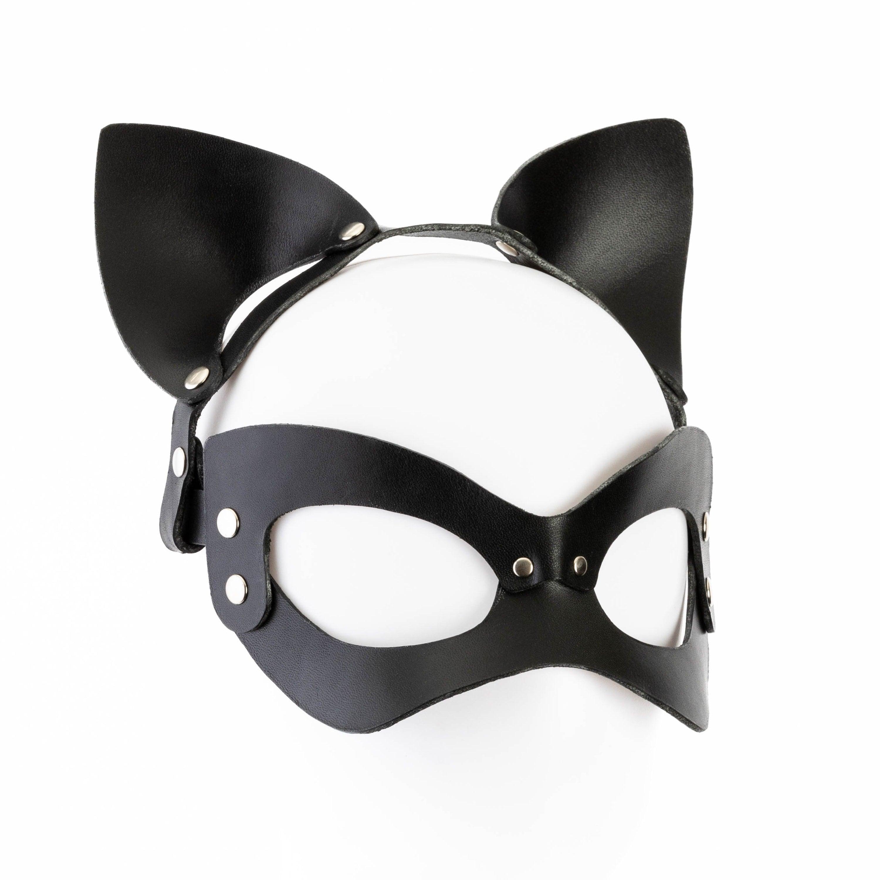 Liberator Leather Vienna Cat Eye and Ear Mask - Buy At Luxury Toy X - Free 3-Day Shipping