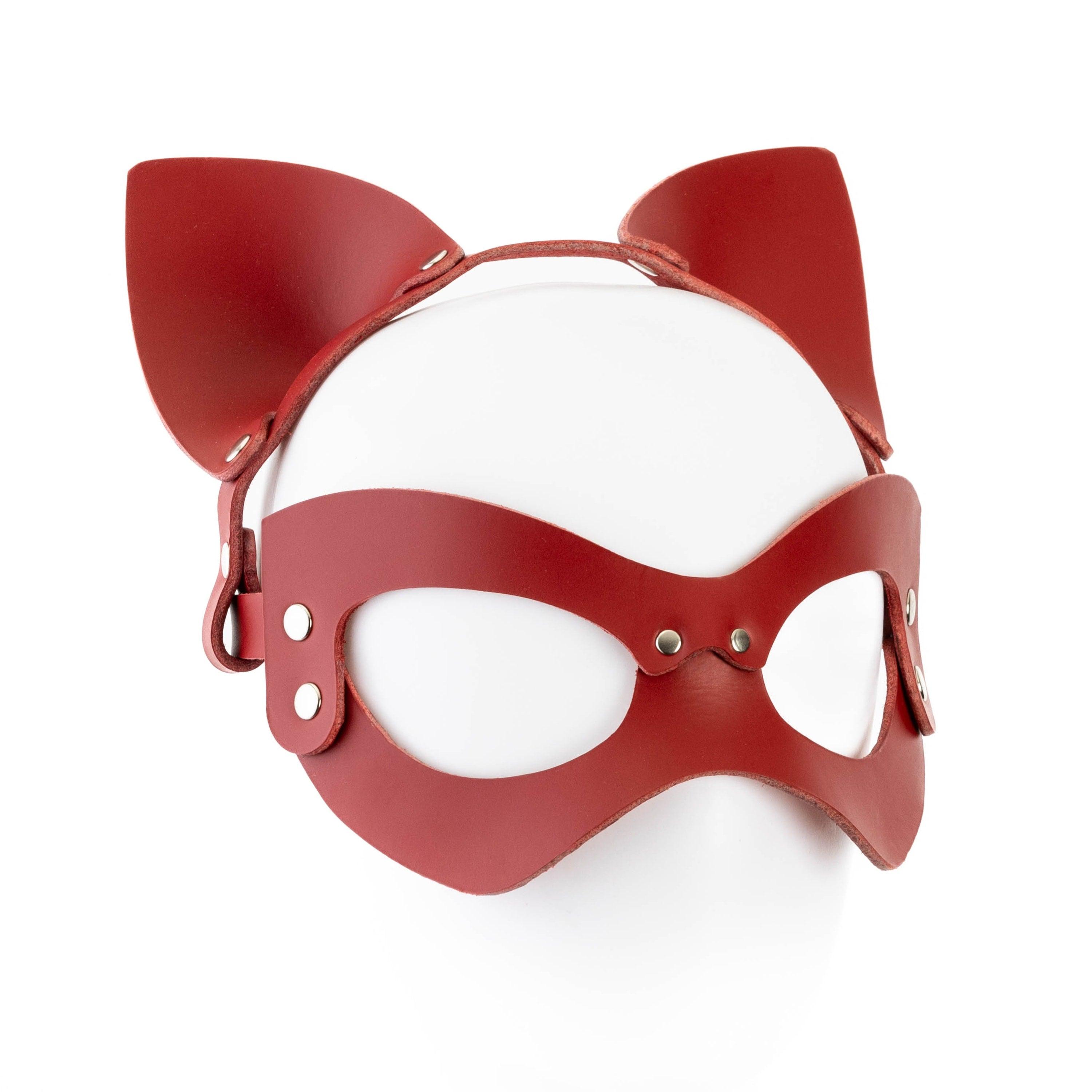 Liberator Leather Vienna Cat Eye and Ear Mask - Buy At Luxury Toy X - Free 3-Day Shipping