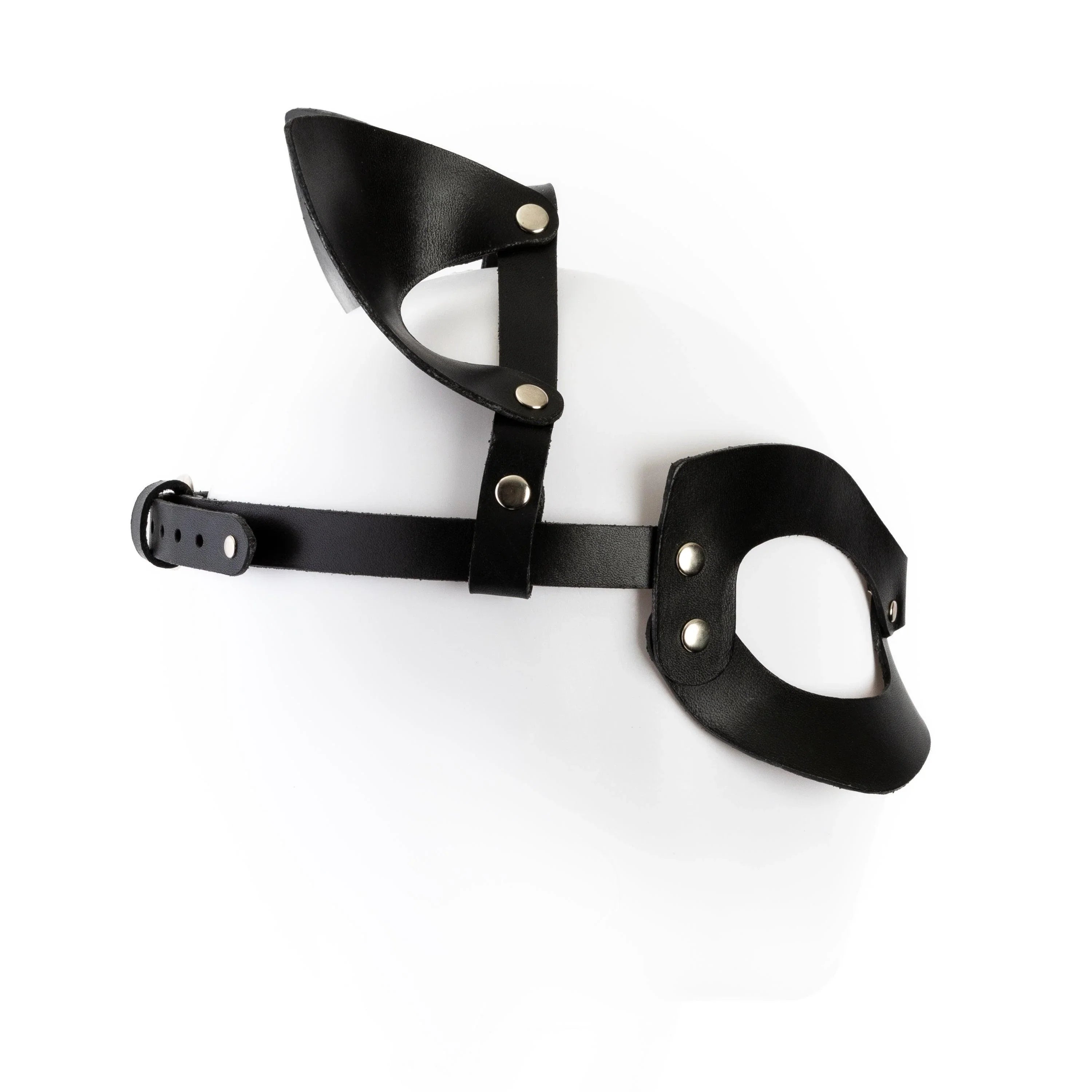 Liberator Leather Vienna Cat Eye and Ear Mask - Buy At Luxury Toy X - Free 3-Day Shipping