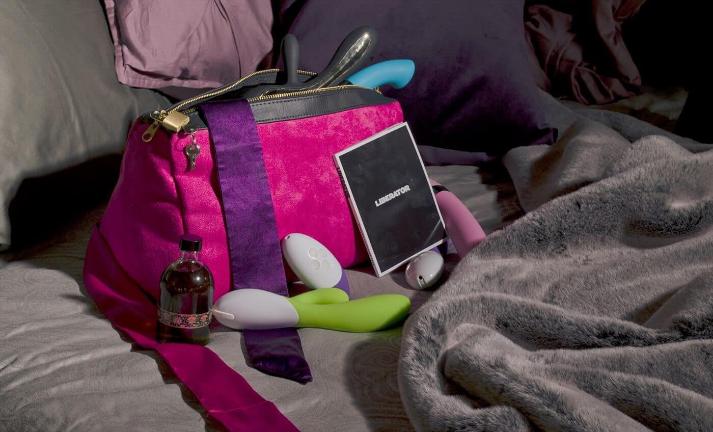 Liberator Tallulah Suede Locking Sex Toy Case - Buy At Luxury Toy X - Free 3-Day Shipping