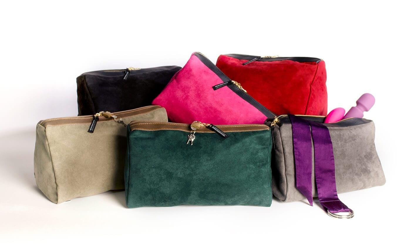 Liberator Tallulah Suede Locking Sex Toy Case - Buy At Luxury Toy X - Free 3-Day Shipping