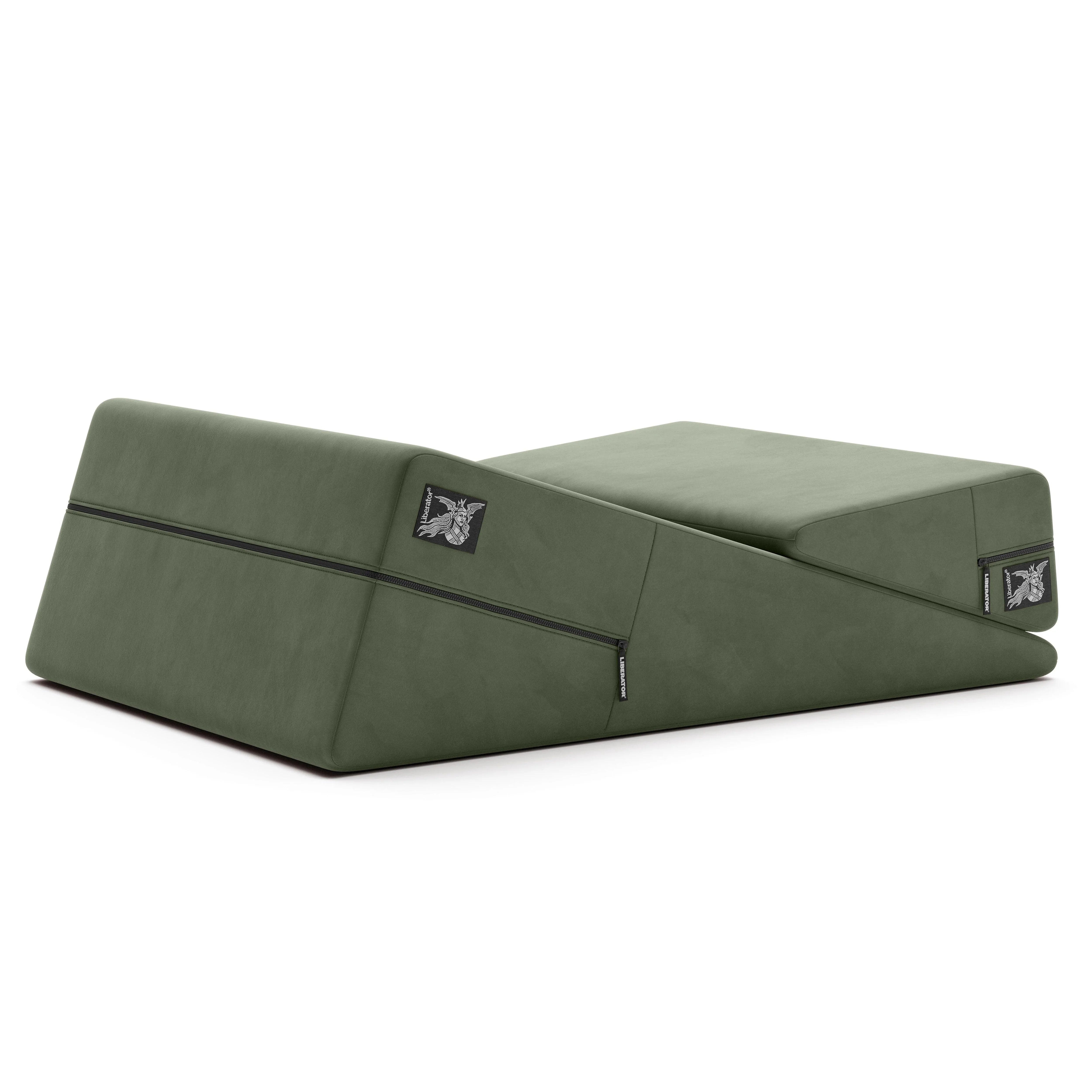 Liberator Wedge & Ramp Sex Positioning Pillow Combo, Original Size (12"), Décor Velvet - Buy At Luxury Toy X - Free 3-Day Shipping