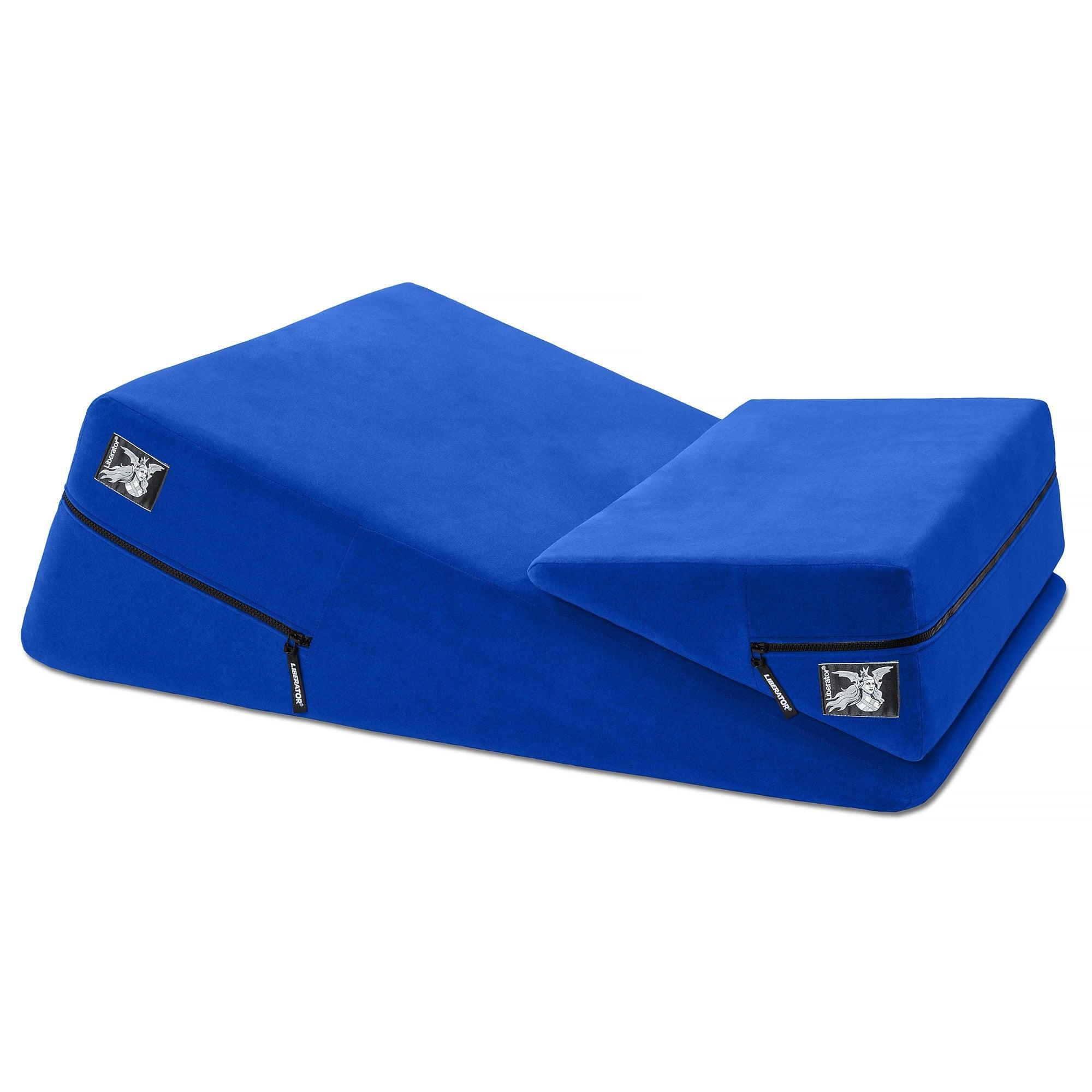 Liberator Wedge & Ramp Sex Positioning Pillow Combo, Original Size (12"), Décor Velvet - Buy At Luxury Toy X - Free 3-Day Shipping