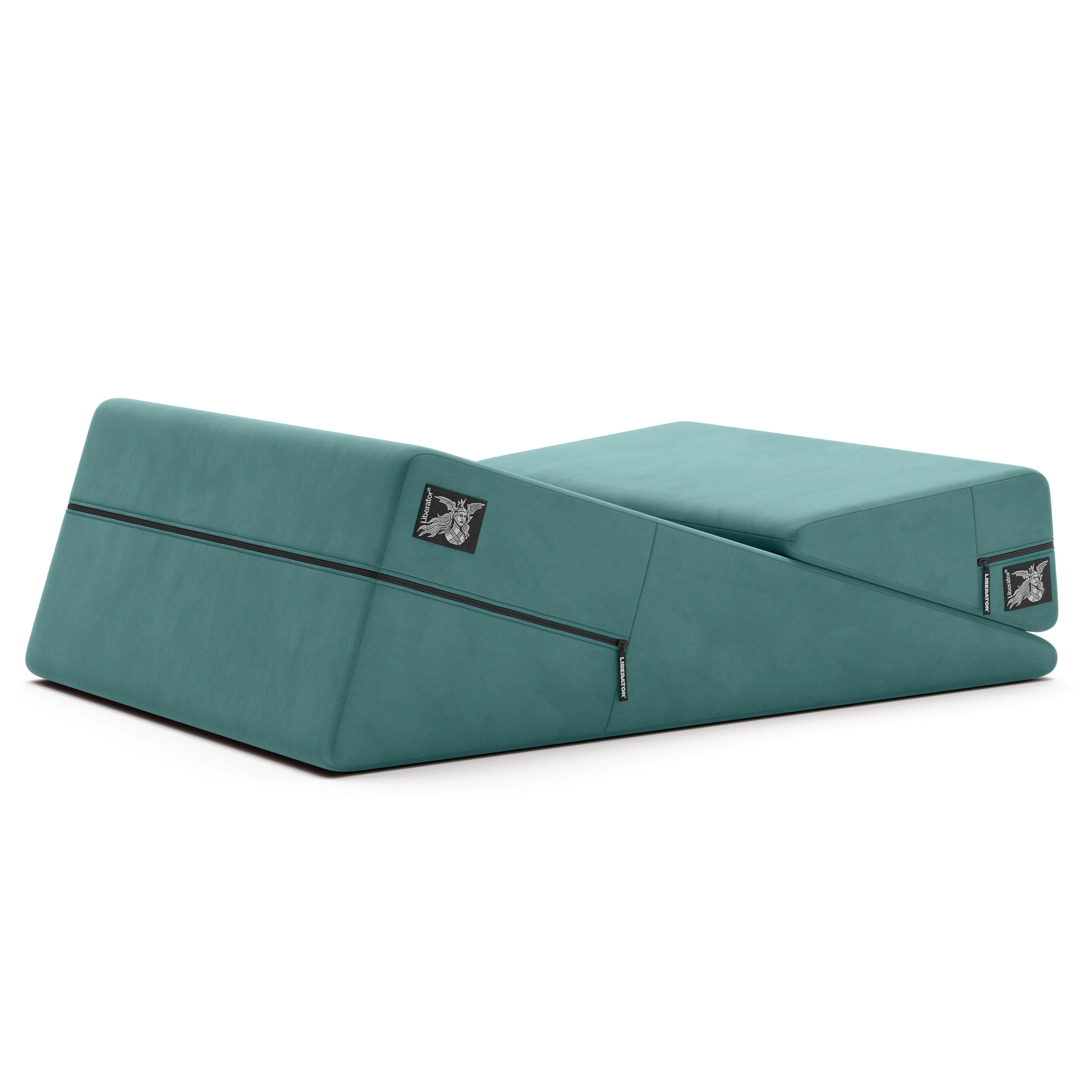 Liberator Wedge & Ramp Sex Positioning Pillow Combo, Original Size (12"), Décor Velvet - Buy At Luxury Toy X - Free 3-Day Shipping