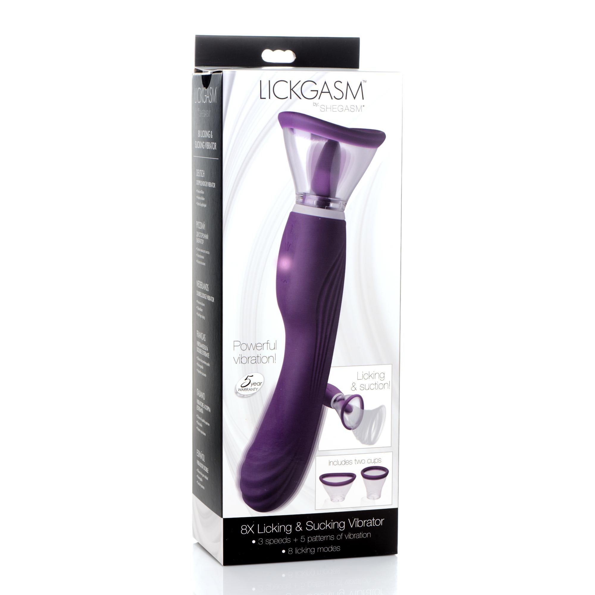 Lickgasm Lickgasm 8X Licking and Sucking Vibrator - Buy At Luxury Toy X - Free 3-Day Shipping
