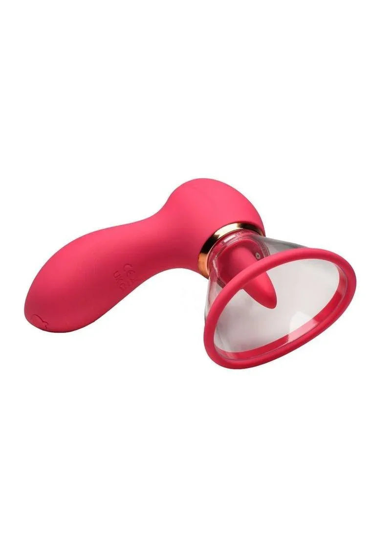 Lickgasm Plump Pleasure Licking And Sucking Rechargeable Silicone Clitoral Stimulator - Buy At Luxury Toy X - Free 3-Day Shipping