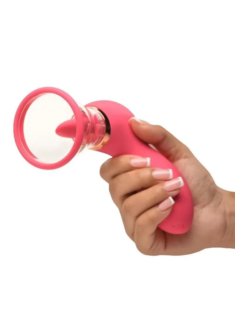 Lickgasm Plump Pleasure Licking And Sucking Rechargeable Silicone Clitoral Stimulator - Buy At Luxury Toy X - Free 3-Day Shipping