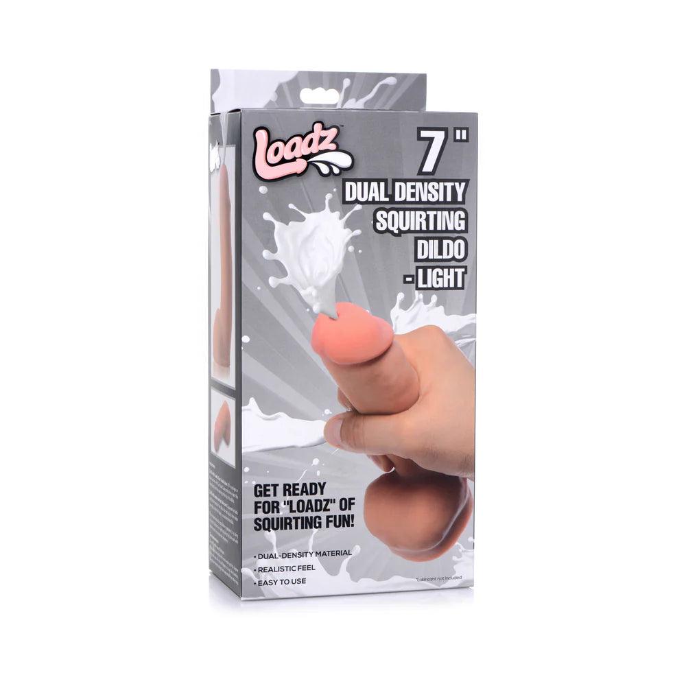Loadz Dual Density Squirting Dildo 7in - Buy At Luxury Toy X - Free 3-Day Shipping