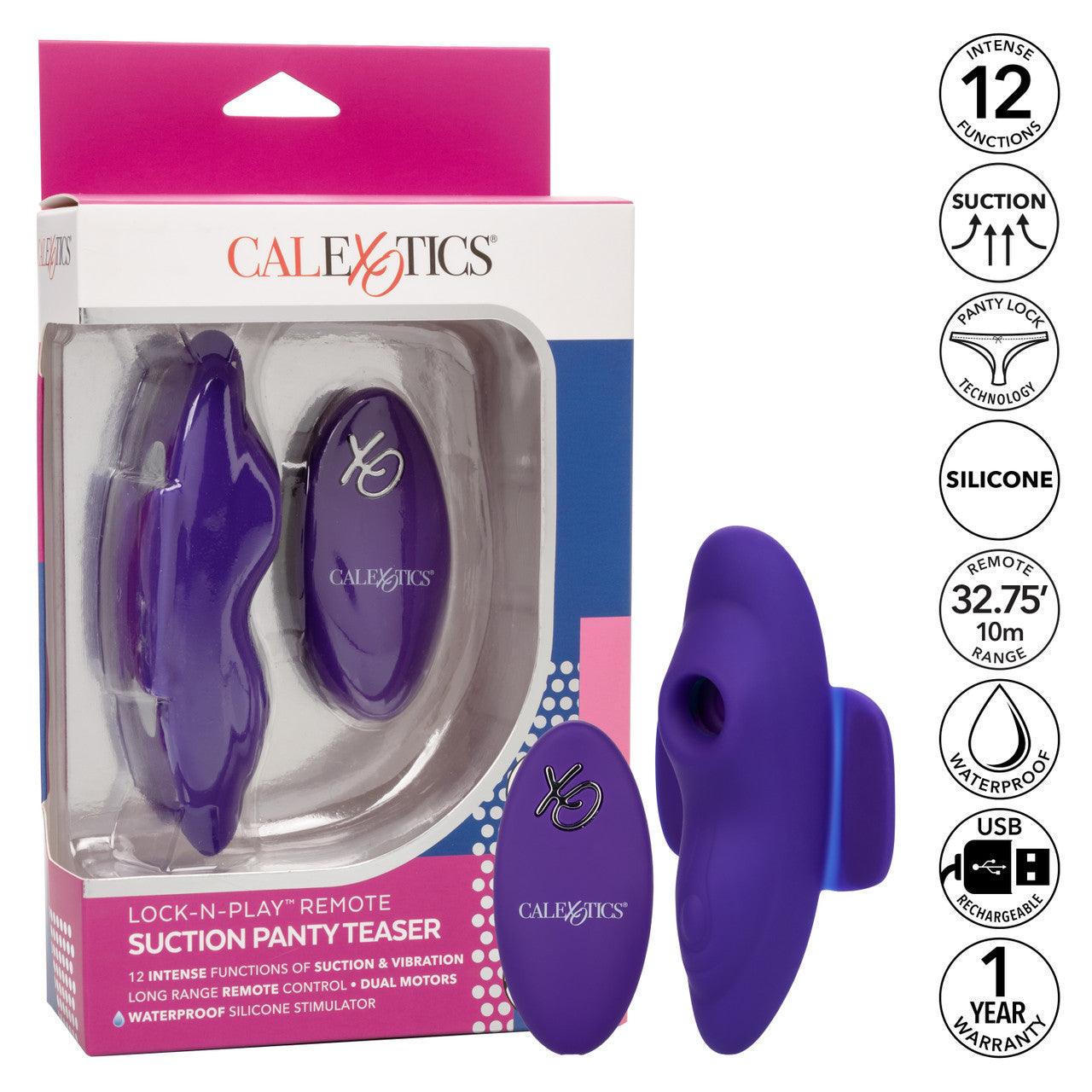 Lock-N-Play Remote Suction Rechargeable Silicone Panty Teaser Panty Vibe - Buy At Luxury Toy X - Free 3-Day Shipping