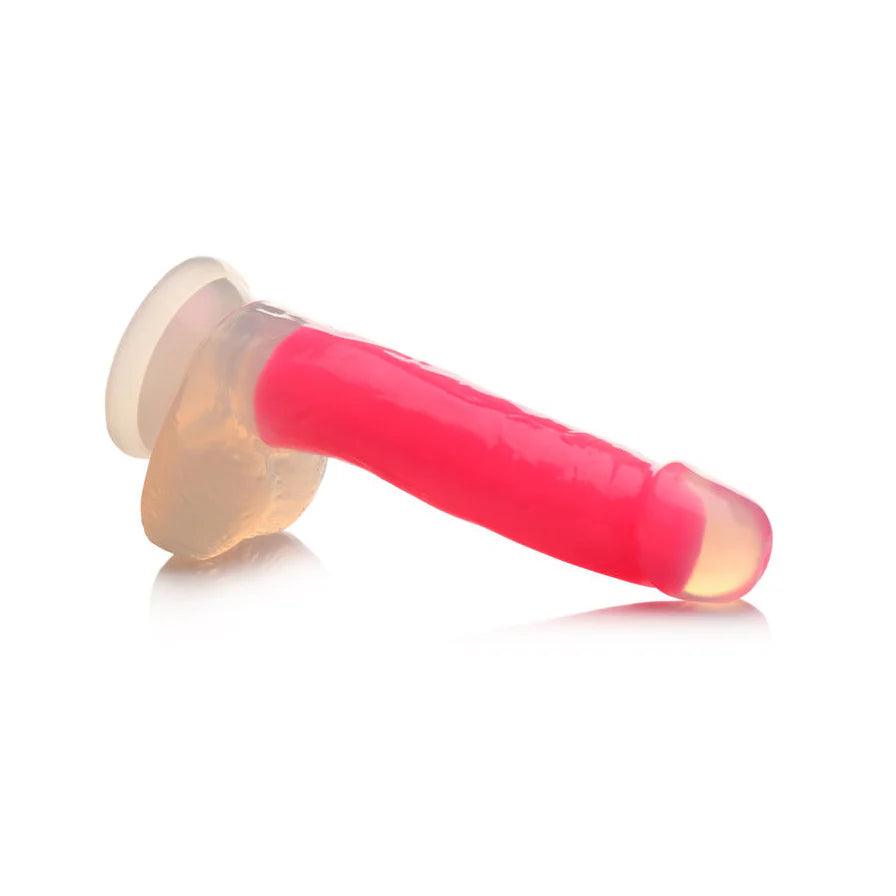 Lollicock Glow in the Dark Silicone Dildo with Balls 7in - Buy At Luxury Toy X - Free 3-Day Shipping