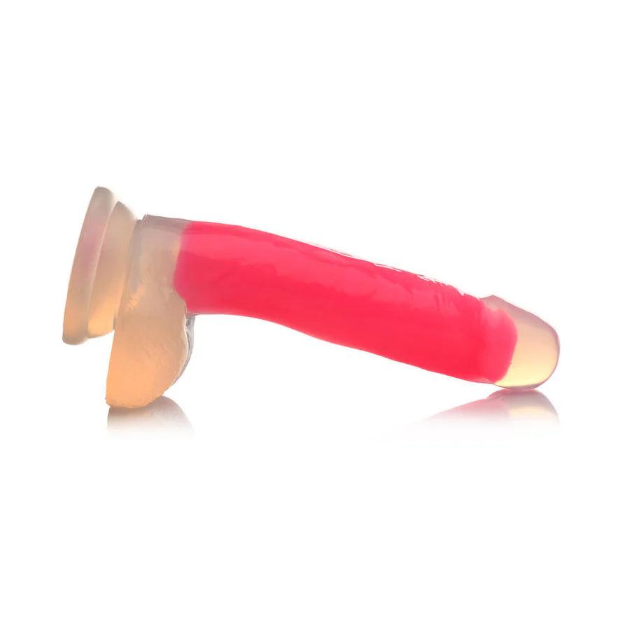Lollicock Glow in the Dark Silicone Dildo with Balls 7in - Buy At Luxury Toy X - Free 3-Day Shipping