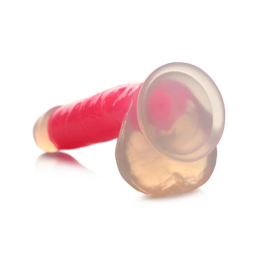 Lollicock Glow in the Dark Silicone Dildo with Balls 7in - Buy At Luxury Toy X - Free 3-Day Shipping