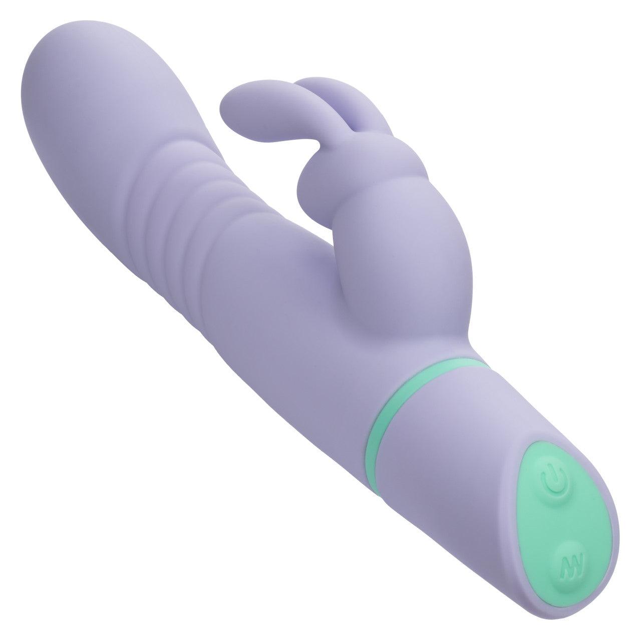 Love Bunny Thrusting Bunny Rechargeable Silicone Rabbit Vibrator - Buy At Luxury Toy X - Free 3-Day Shipping