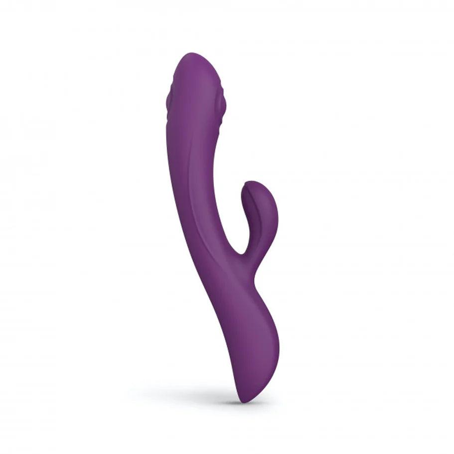 Love to Love Bunny & Clyde Rechargeable Tapping Rabbit Silicone Vibrator - Buy At Luxury Toy X - Free 3-Day Shipping