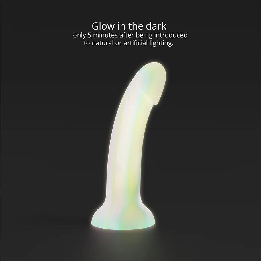 Love to Love Dildolls Fantasia Glow in the Dark 7 in. Silicone Dildo - Buy At Luxury Toy X - Free 3-Day Shipping