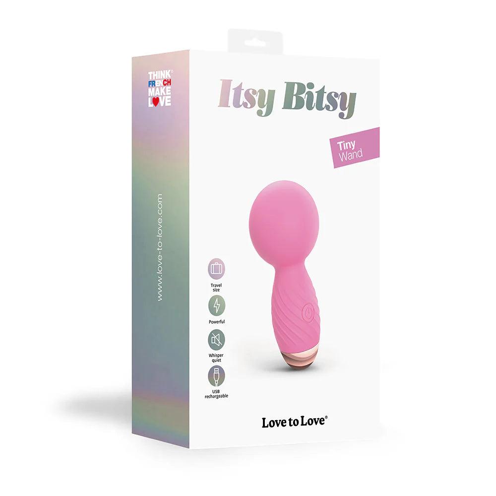 Love to Love Itsy Bitsy Rechargeable Silicone Mini Wand Vibrator - Buy At Luxury Toy X - Free 3-Day Shipping