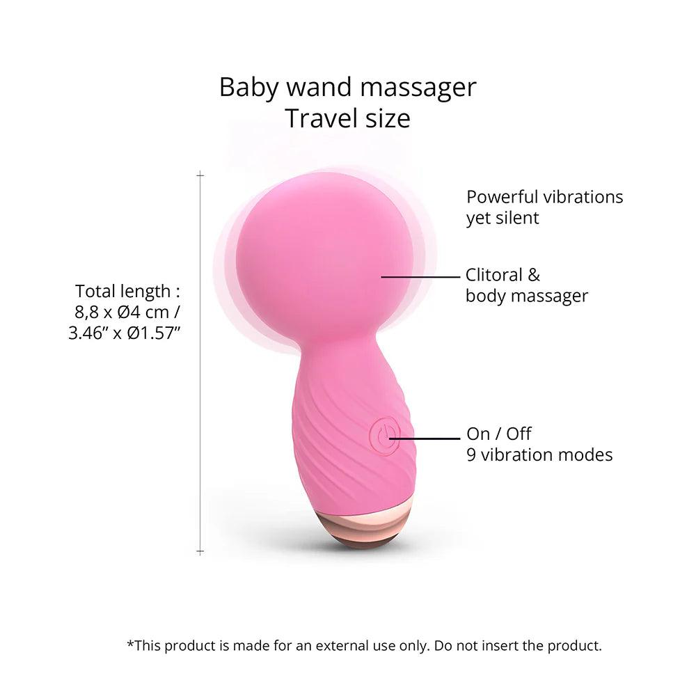 Love to Love Itsy Bitsy Rechargeable Silicone Mini Wand Vibrator - Buy At Luxury Toy X - Free 3-Day Shipping