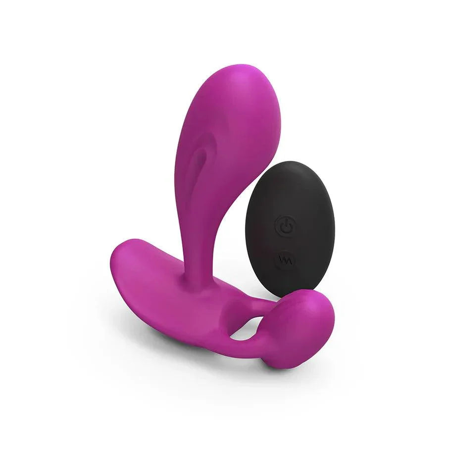 Love to Love Witty Rechargeable Remote-Controlled Silicone P & G Vibrator - Buy At Luxury Toy X - Free 3-Day Shipping