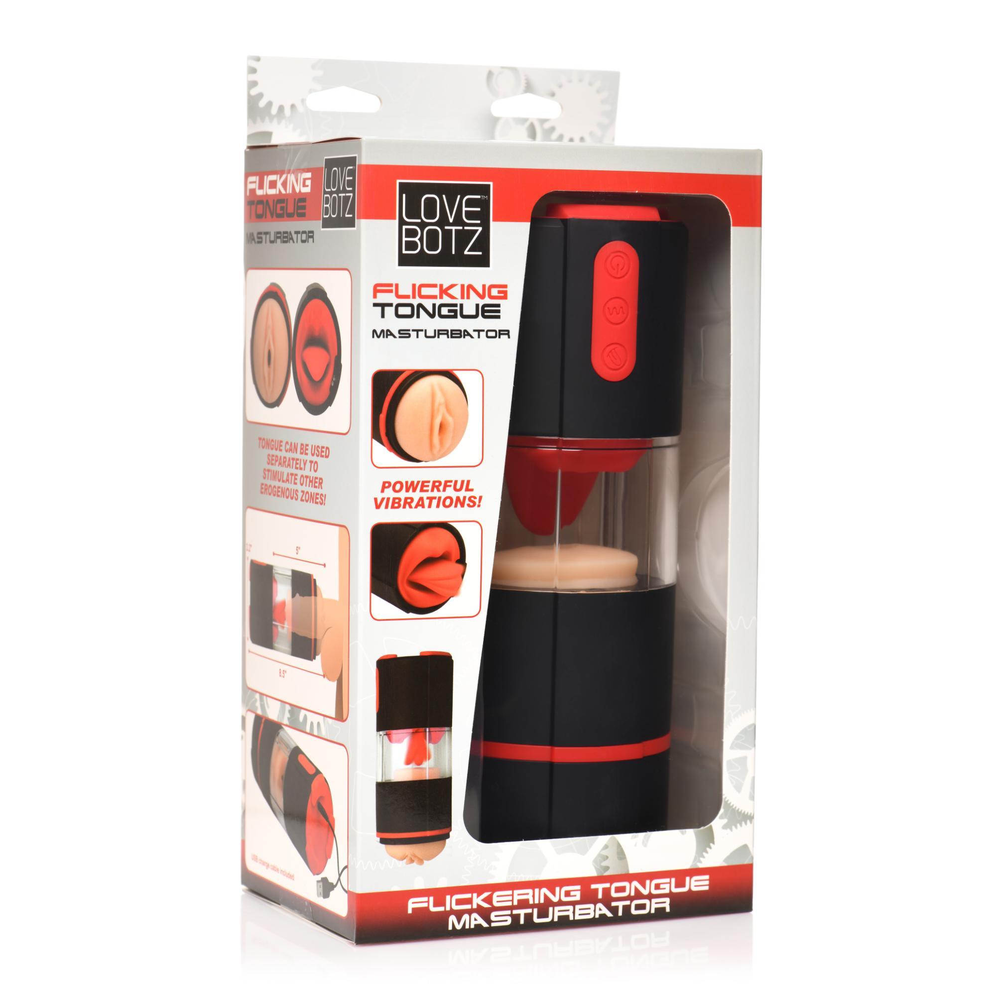 Lovebotz Flicking Tongue Masturbator - Buy At Luxury Toy X - Free 3-Day Shipping