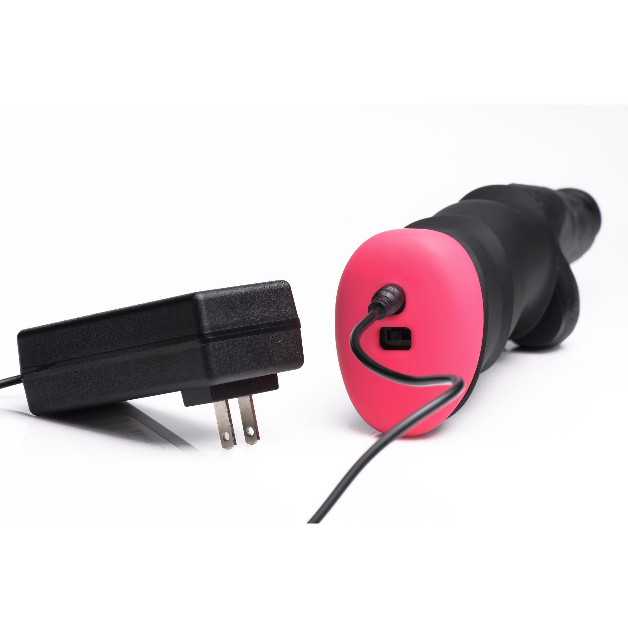 Lovebotz Mega-Pounder Hand-held Thrusting Silicone Dildo - Buy At Luxury Toy X - Free 3-Day Shipping