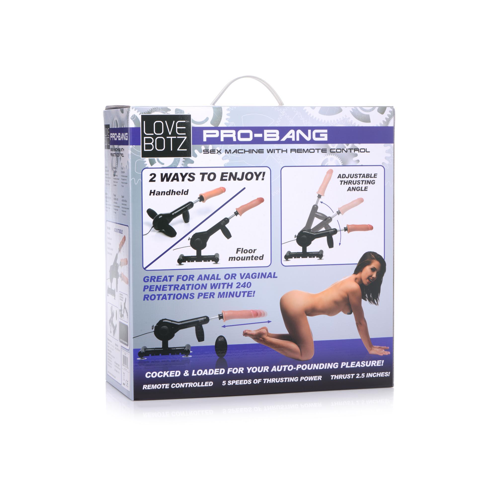Lovebotz Pro-Bang Sex Machine with Remote Control - Buy At Luxury Toy X - Free 3-Day Shipping