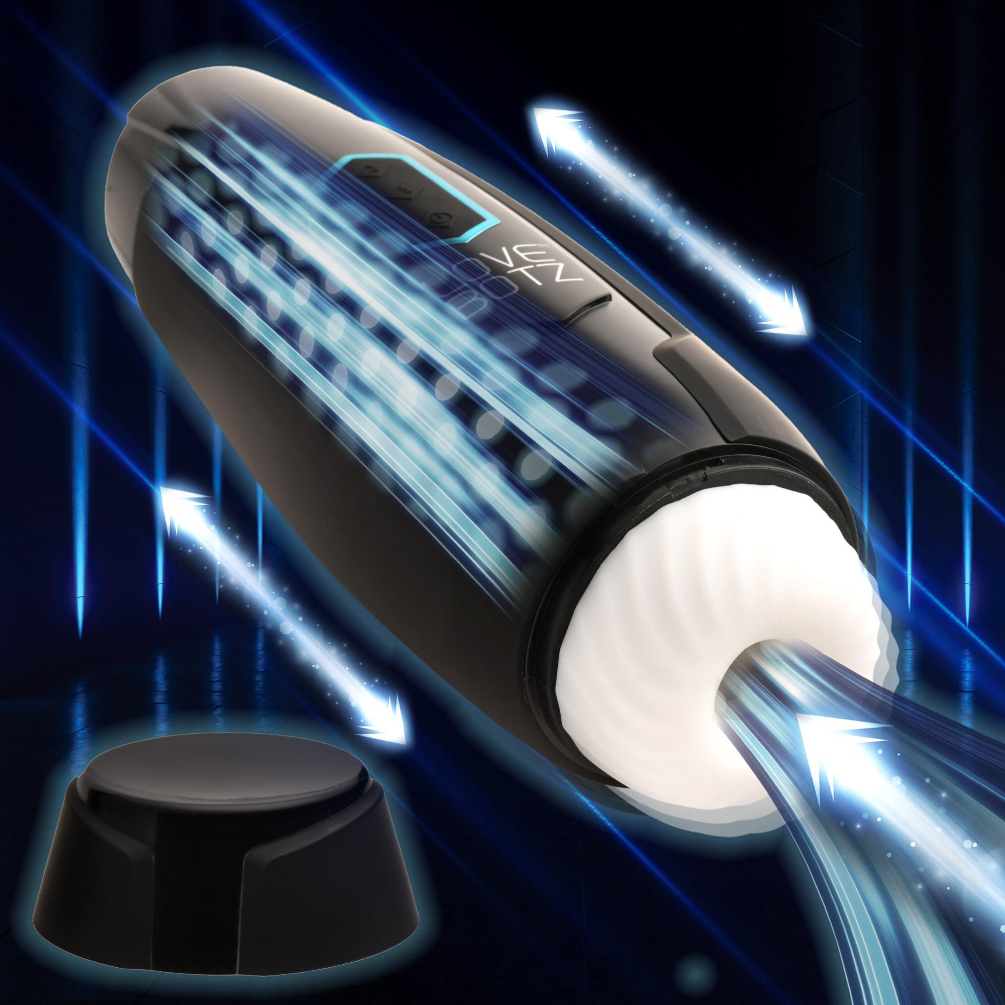 LoveBotz The Milker Max 14X Thrusting & Vibrating Masturbator - Buy At Luxury Toy X - Free 3-Day Shipping