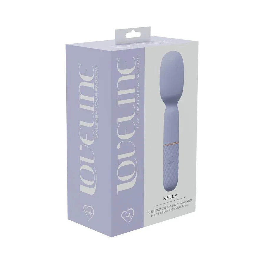 LoveLine Bella 10 Speed Vibrating Mini-Wand Silicone Rechargeable Waterproof - Buy At Luxury Toy X - Free 3-Day Shipping
