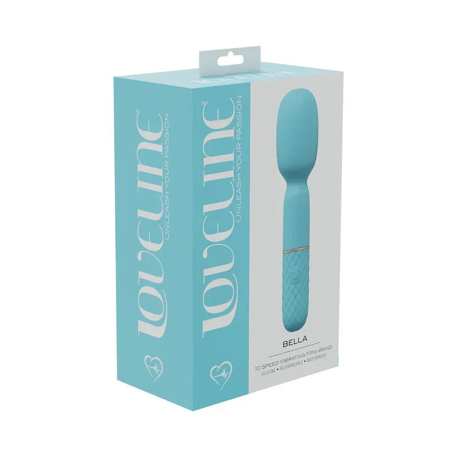 LoveLine Bella 10 Speed Vibrating Mini-Wand Silicone Rechargeable Waterproof - Buy At Luxury Toy X - Free 3-Day Shipping