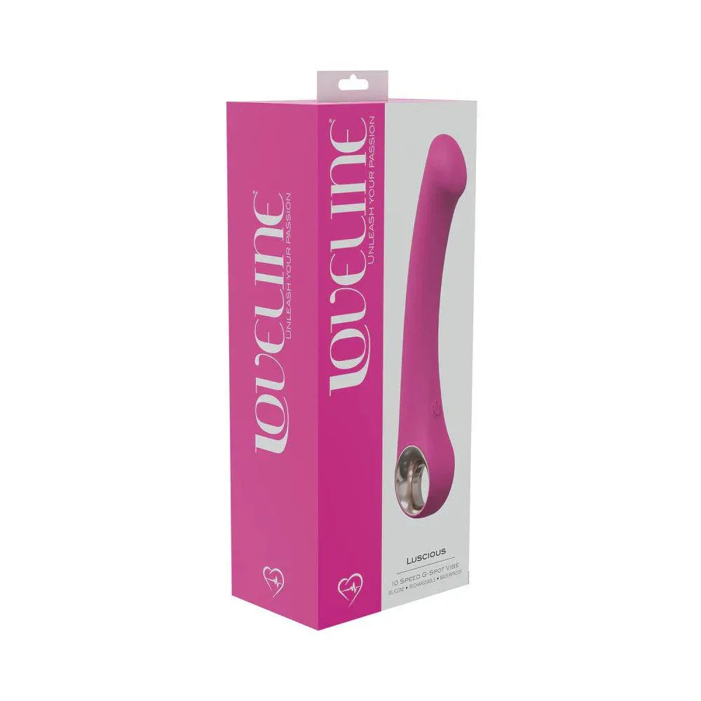LoveLine Luscious 10 Speed G-Spot Vibe Silicone Rechargeable Waterproof - Buy At Luxury Toy X - Free 3-Day Shipping