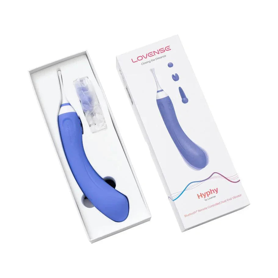 Lovense Hyphy Bluetooth Remote-Controlled Dual-End Vibrator Clitoral a Lovense Hyphy Bluetooth Remote-Controlled Dual-End Vibrator Clitoral a