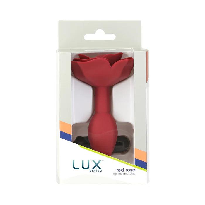 Lux Active Rose Silicone Butt Plug - Buy At Luxury Toy X - Free 3-Day Shipping