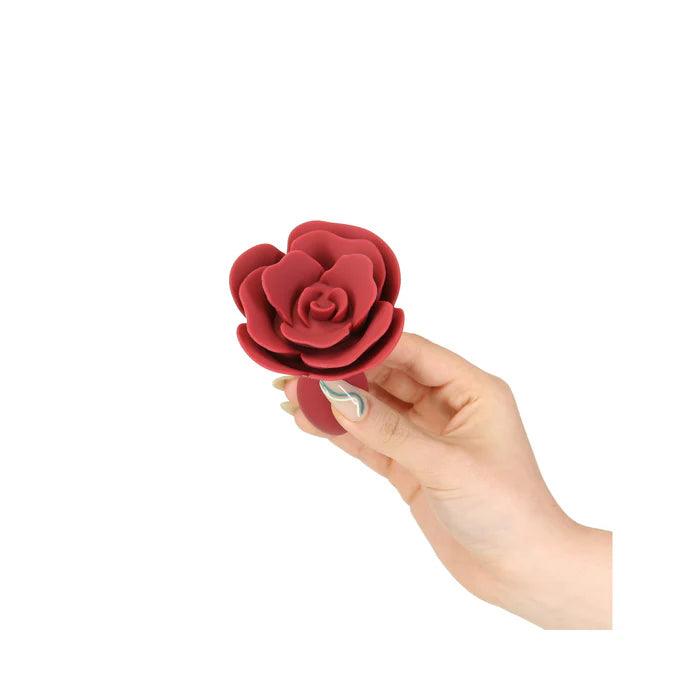 Lux Active Rose Silicone Butt Plug - Buy At Luxury Toy X - Free 3-Day Shipping